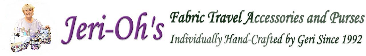 Jeri-Oh's — Fabric Travel Accessories and Purses