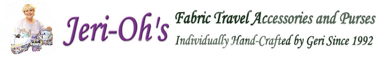 Jeri-Ohs Travel Accessories and Purses | Canvas Material | Fabric  |